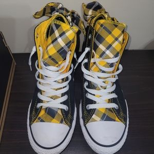 Plaid converse